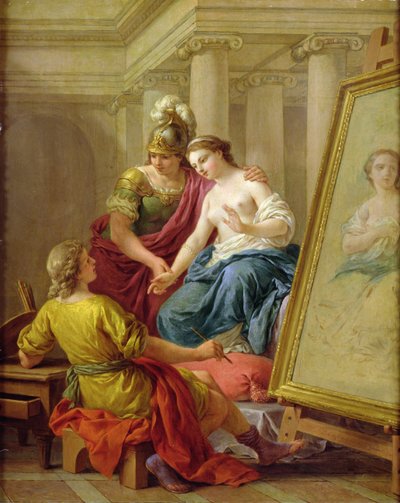 Apelles verliebt in die Geliebte Alexanders, 1772 von Louis Jean François Lagrenée